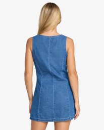 1 Lainey Mini - Denim Dress for Women Blue 23B134514 RVCA