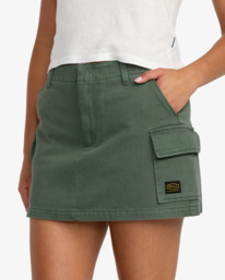 2 Dayshift - Jupe-culotte pour Femme Vert 23B143500 RVCA