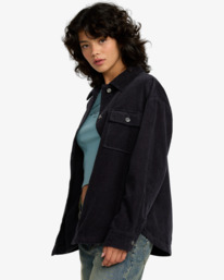 2 Birdie - Chaqueta de pana para mujer Marron 23B163501 RVCA