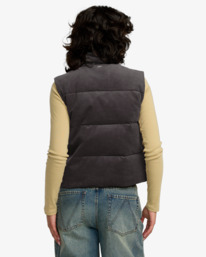 1 Eezeh - Puffer Vest for Women Brown 23B173502 RVCA