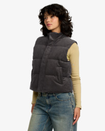 2 Eezeh - Puffer Vest for Women Brown 23B173502 RVCA
