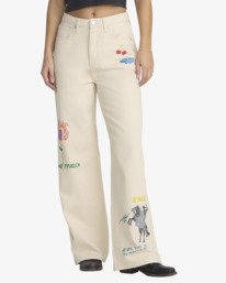 0 Dani Miller High Waisted Beige 23B193642 RVCA