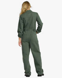 1 Dayshift Boiler Suit - Combinaison pour Femme Vert 23B283500 RVCA