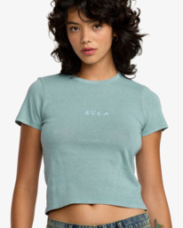 2 Forever - Fitted T-Shirt for Women Blue 23B352509 RVCA