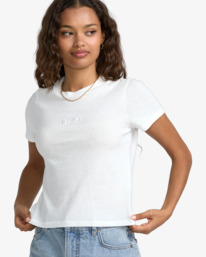 2 Forever - Fitted T-Shirt for Women White 23B352509 RVCA