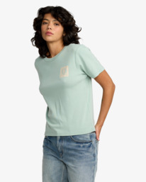 3 Daily - T-Shirt mit Relaxed Fit für Frauen Blau 23B353511 RVCA