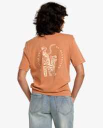 1 Daily - Relaxed Fit T-Shirt for Women Orange 23B353511 RVCA