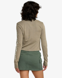 1 Spanky - Long Sleeve T-Shirt for Women Green 23B363503 RVCA