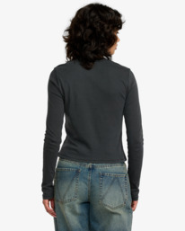 1 Fortune - Long Sleeve T-Shirt for Women Black 23B363505 RVCA