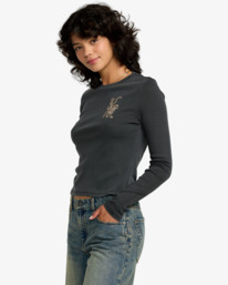 2 Fortune - Long Sleeve T-Shirt for Women Black 23B363505 RVCA