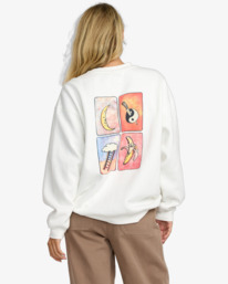 1 Spanky Loteria - Oversized Sweatshirt for Women White 23B463501 RVCA