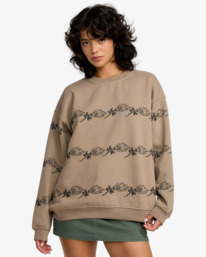 0 Anp Spankyfriend - Sudadera para mujer Verde 23B463502 RVCA