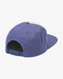 3 Ksl - Boné Snapback para homem Branco 23D553501 RVCA