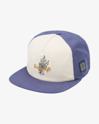 2 Ksl - Boné Snapback para homem Branco 23D553501 RVCA