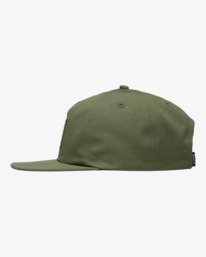 1 Trading Post - Snapback Cap for Men Green 23D553504 RVCA