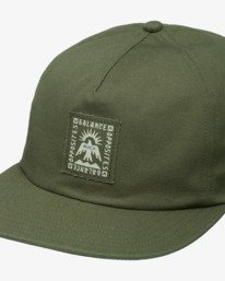 2 Trading Post - Snapback Cap for Men Green 23D553504 RVCA