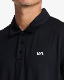 2 Sport Vent - Camisa pólo técnica para homem Preto 23MS013503 RVCA
