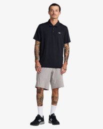 4 Sport Vent - Camisa pólo técnica para homem Preto 23MS013503 RVCA