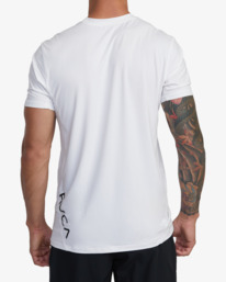 1 Sport Vent - T-shirt técnica para homem Branco 23MS013505 RVCA