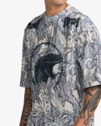 2 Tapout Mesh Jersey Gris 23MS013605 RVCA