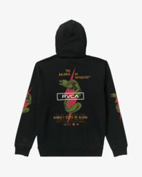 1 Shock Squad - Sweat à capuche pour Homme Noir 23MS034120 RVCA