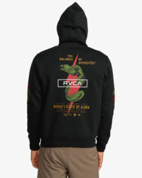 3 Shock Squad - Sweat à capuche pour Homme Noir 23MS034120 RVCA