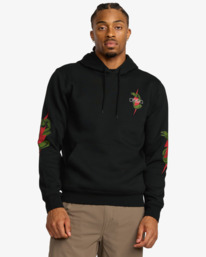 2 Shock Squad - Sweat à capuche pour Homme Noir 23MS034120 RVCA
