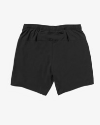 1 Yogger 2 IN 1 17" - Elastic Waist Walkshorts for Men Black 23MS101507 RVCA