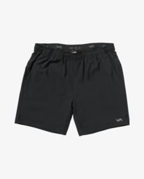 0 Yogger 2 IN 1 17" - Walkshort con vita elasticizzata da Uomo Black 23MS101507 RVCA