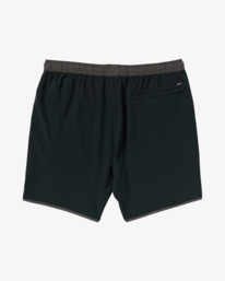 1 Yogger Stretch Contrast 17" - Calções para homem Preto 23MS102511 RVCA