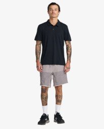4 Yogger Stretch Contrast 17" Black 23MS102511 RVCA