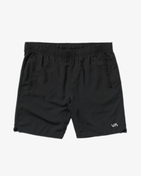 0 Yogger Stretch 17" - Elasticated Training Shorts for Men Black 23MS103500 RVCA