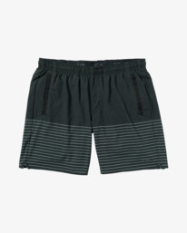 0 Yogger Stretch 17" - Elasticated Training Shorts for Men Black 23MS103500 RVCA