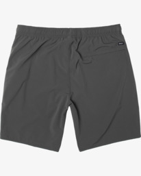 1 Yogger Stretch 17" - Short d'entra&icirc;nement pour Homme Gris 23MS103500 RVCA