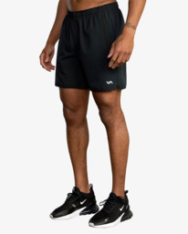 5 Yogger Stretch 17" - Elasticated Training Shorts for Men Black 23MS103500 RVCA