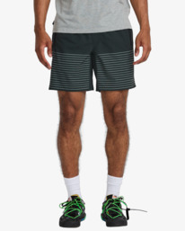 2 Yogger Stretch 17" - Elasticated Training Shorts for Men Black 23MS103500 RVCA