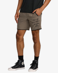 4 VA X Ali Yogger Stretch 17" - Elasticated Shorts for Men Multi 23MS103515 RVCA