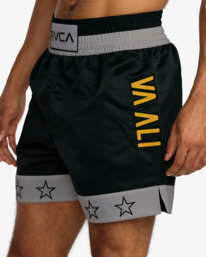 4 Va X Ali Boxer 18" - Boxing Shorts for Men Black 23MS103516 RVCA