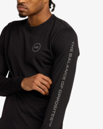 4 2X - Long Sleeve T-Shirt for Men Black 23MS363565 RVCA