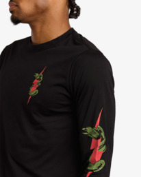 4 Shock Squad - Short Sleeve T-Shirt for Men Black 23MS363566 RVCA