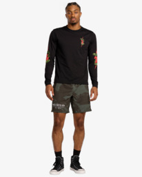 6 Shock Squad - Short Sleeve T-Shirt for Men Black 23MS363566 RVCA