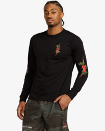 5 Shock Squad - Short Sleeve T-Shirt for Men Black 23MS363566 RVCA