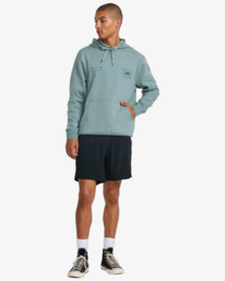 4 RVCA Pin Flip - Kapuzenpulli für Männer Grau 23MS411501 RVCA