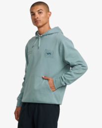 3 RVCA Pin Flip - Kapuzenpulli für Männer Grau 23MS411501 RVCA