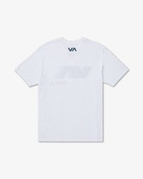 1 Va Blur - Maglietta a maniche corte da Uomo White 23MS431609 RVCA