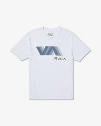 0 Va Blur - Maglietta a maniche corte da Uomo White 23MS431609 RVCA