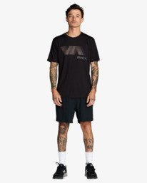 5 Va Blur - Maglietta a maniche corte da Uomo Black 23MS431609 RVCA