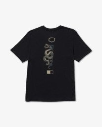 1 Baroon Venom - T-shirt de manga curta para Homem Preto 23MS432604 RVCA