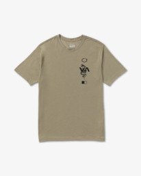 0 Baroon Venom - Short Sleeve T-Shirt for Men Green 23MS432604 RVCA