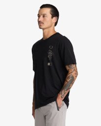 5 Baroon Venom - T-shirt de manga curta para Homem Preto 23MS432604 RVCA